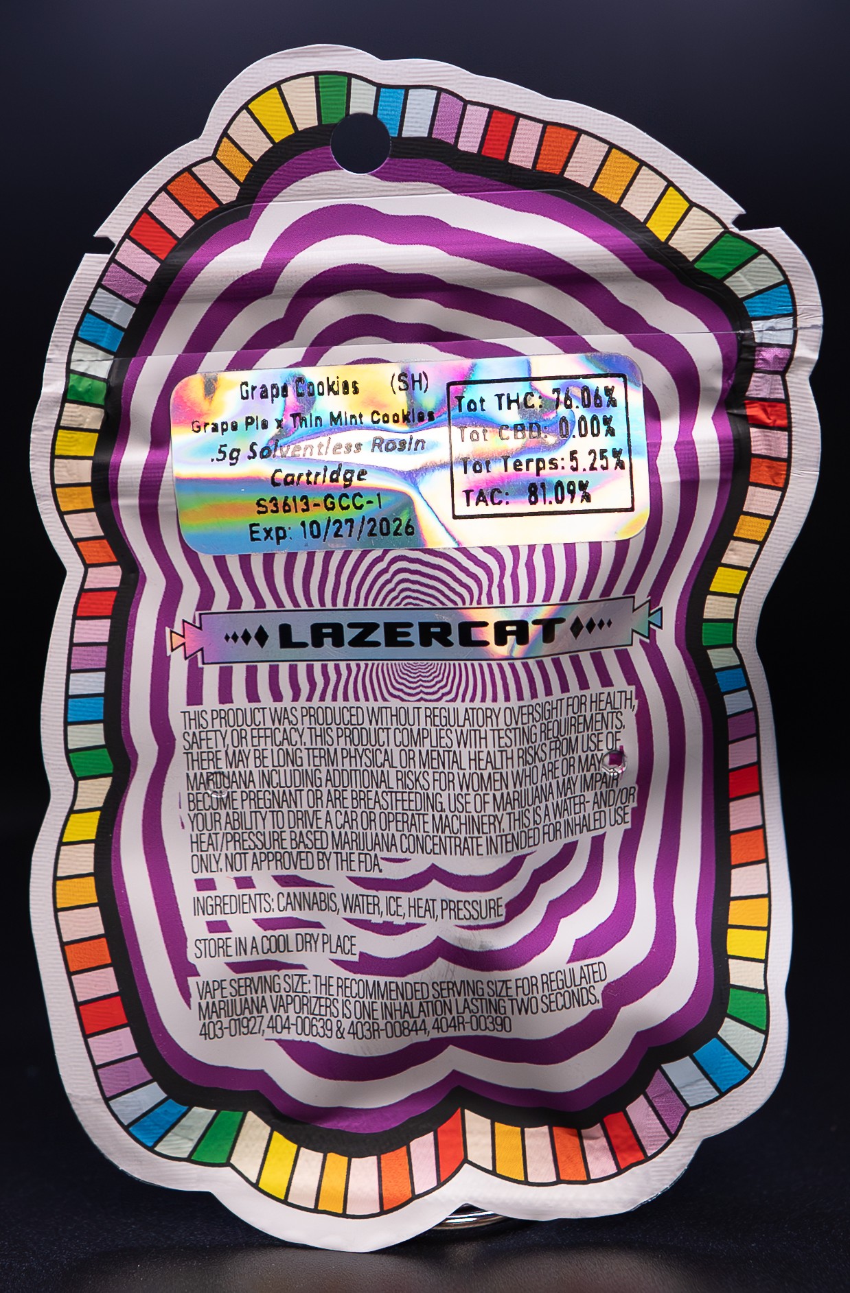 lazercat rosin cart frisco dispensary