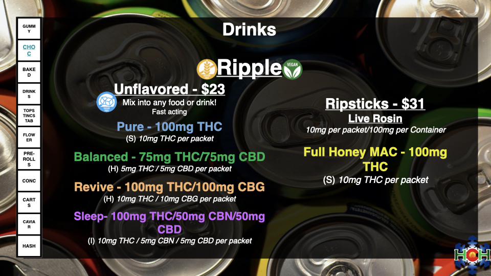 cannabis drinks