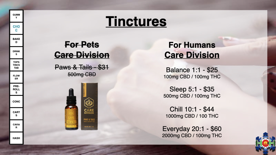 thc tinctures